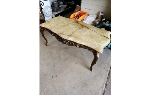 TABLE BASSE MARBRE ONYX