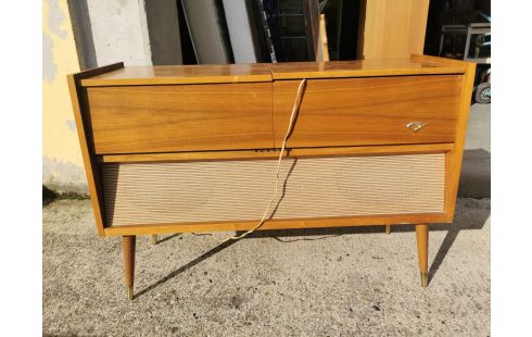 MEUBLE VINTAGE RADIO VENDU EN L'ÉTAT