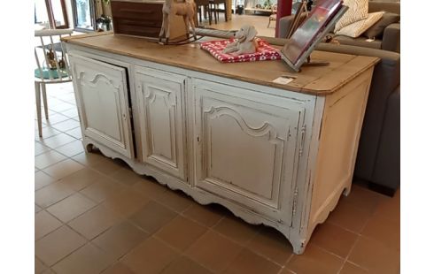 DRESSE PATINE BLANC 19E 3 PORTES