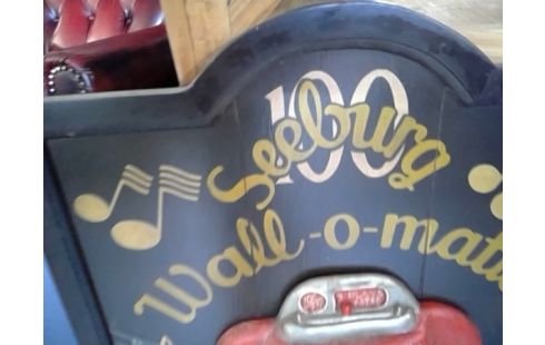 CADRE BOIS PUBLICITAIRE SEEBURG COCA COLA