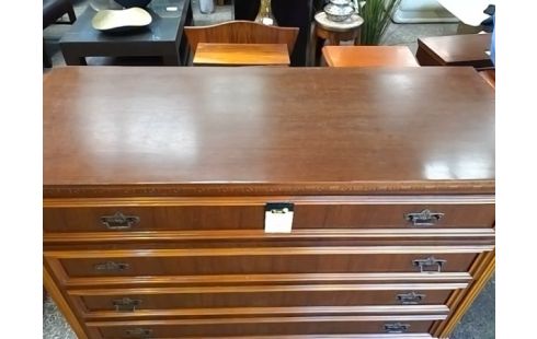 COMMODE MERISIER 4 TIROIRS