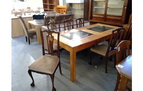 LOT DE 6 CHAISES PIEDS GRIFFES