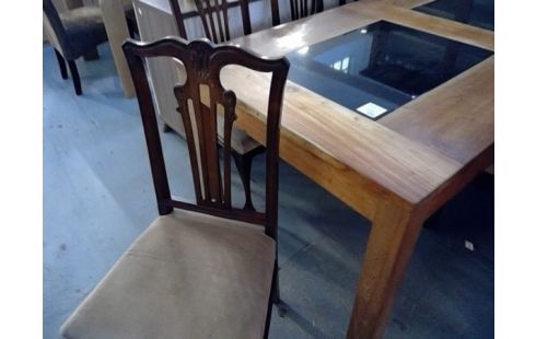 LOT DE 6 CHAISES PIEDS GRIFFES