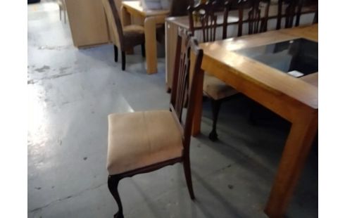 LOT DE 6 CHAISES PIEDS GRIFFES