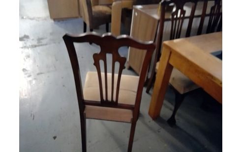 LOT DE 6 CHAISES PIEDS GRIFFES