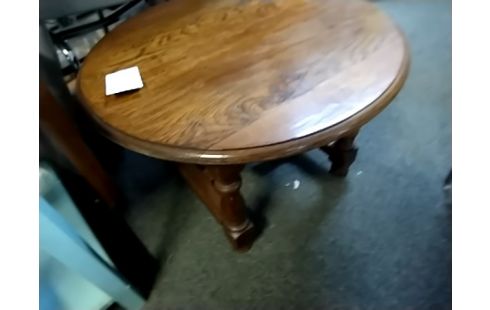 TABLE BASSE RONDE RUSTIQUE