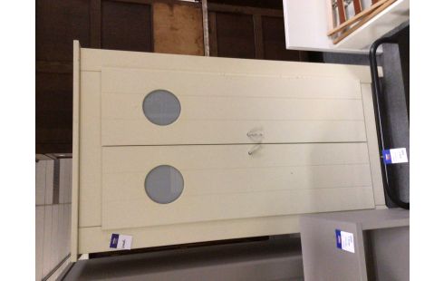 GARDE ROBES BEIGE STYLE MER 2 PORTES