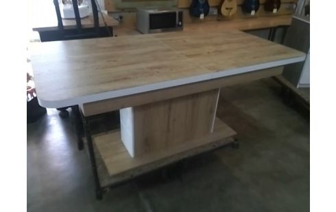 TABLE MELAMINE PIED CENTRAL