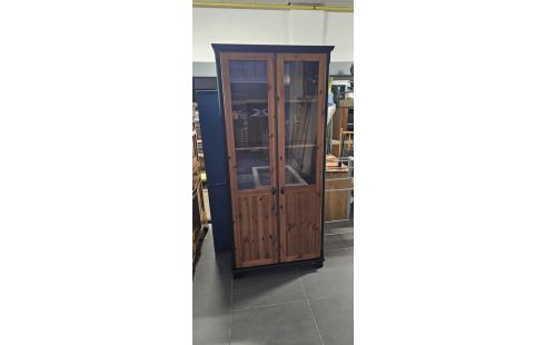 VITRINE IKEA 2 P PEINTE EN NOIR