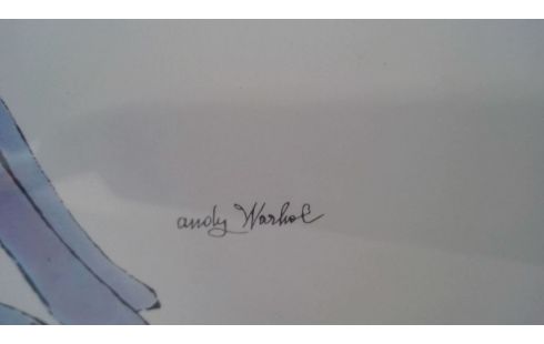 ARTPRINT VINTAGE ANDY WARHOL PRINT