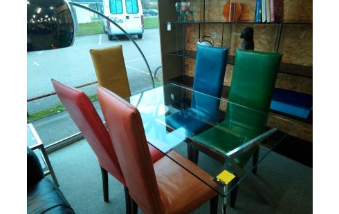 CHAISE BUFFLE PARINGER LOT DE 5