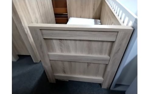 LIT ENFANT 70X140 MANQUE 1 COTE POUR LIT BEBE + MATELAS