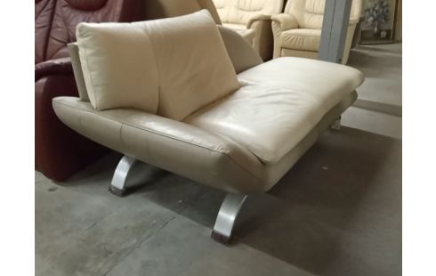 LISEUSE CUIR BICOLORE BEIGE