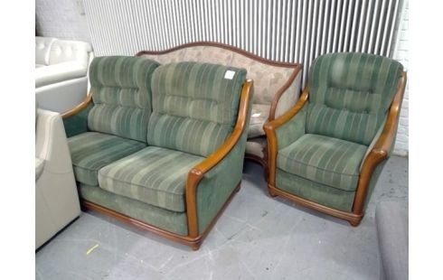 SALON 2 PLACES 1 PLACE TISSU VERT