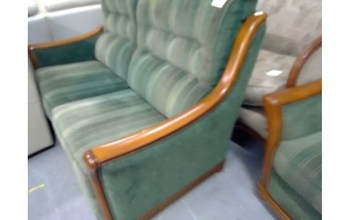 SALON 2 PLACES 1 PLACE TISSU VERT