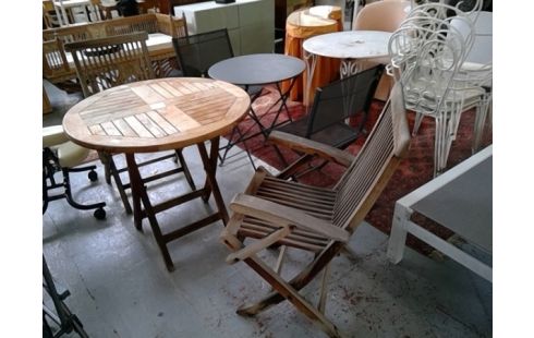 FAUTEUIL TEAK A RAFFRAICHIR