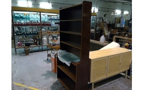 ETAGERE VINTAGE EN ACAJOU