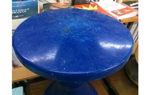 TABOURET BLEU