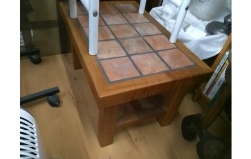 TABLE BASSE TABLE CARRELEE