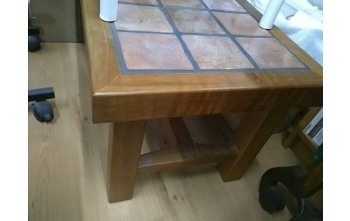 TABLE BASSE TABLE CARRELEE