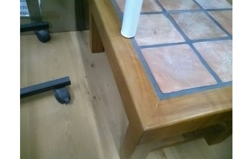 TABLE BASSE TABLE CARRELEE