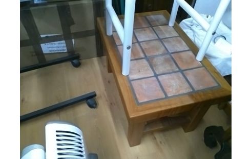 TABLE BASSE TABLE CARRELEE