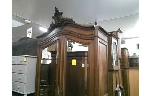 ARMOIRE 2P MIROIR SANS PENDERIE