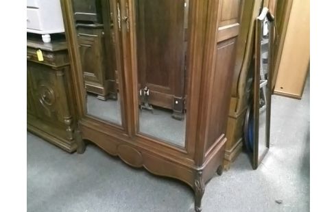 ARMOIRE 2P MIROIR SANS PENDERIE