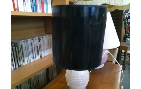 LAMPE ROSE ET NOIR