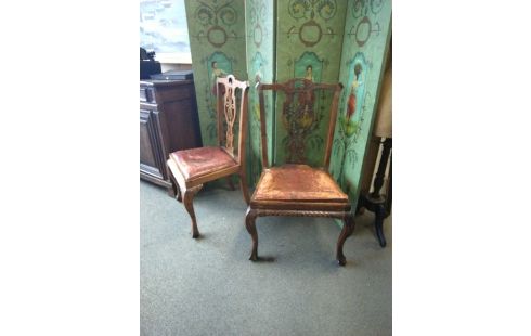 CHAISE STYLE ANGLAIS LA PAIRE