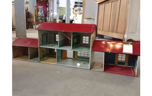 MAISON DE POUPEE TOLE  LE LOT VINTAGE