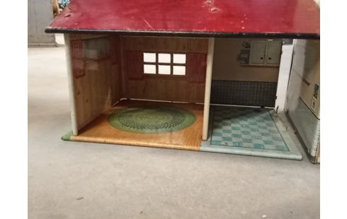 MAISON DE POUPEE TOLE  LE LOT VINTAGE