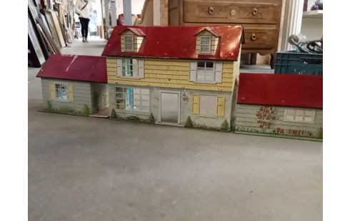 MAISON DE POUPEE TOLE  LE LOT VINTAGE