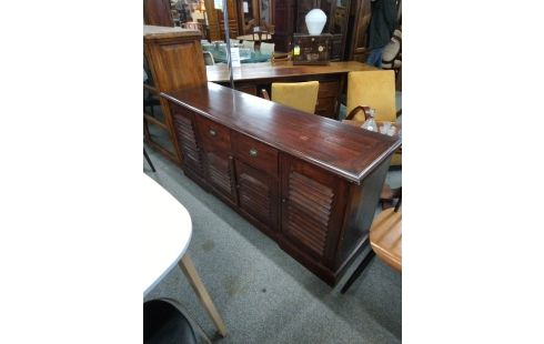 BUFFET BAS BOIS EXOTIQUE