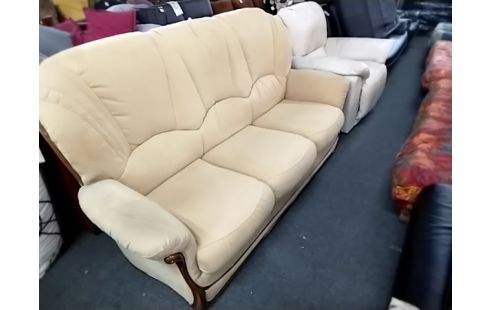 CANAPE 3 PLACES TISSU