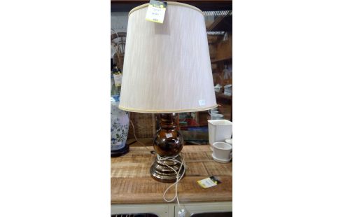 LAMPE EN VERRE MERCURÉ