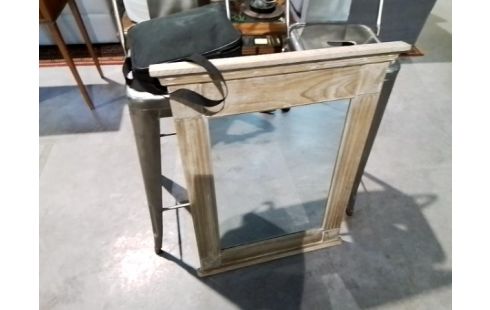 MIROIR CADRE RECTANGLE BOIS