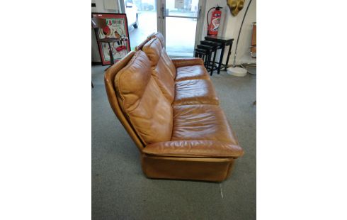 CANAPE CUIR VIEILLI DE SEDE DS 49