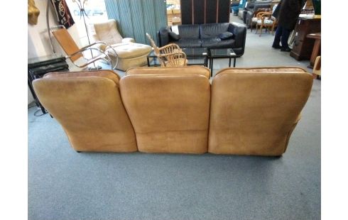 CANAPE CUIR VIEILLI DE SEDE DS 49