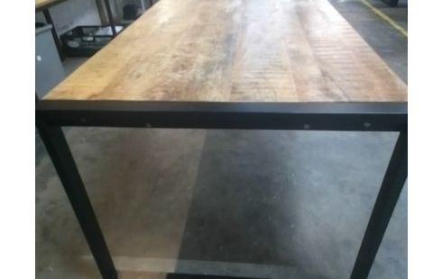 TABLE STYLE INDUS EN MANGUIER