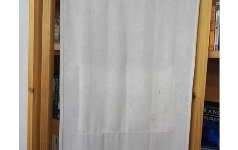 PARAVENT BOIS ET TISSU (QLQS TACHES)