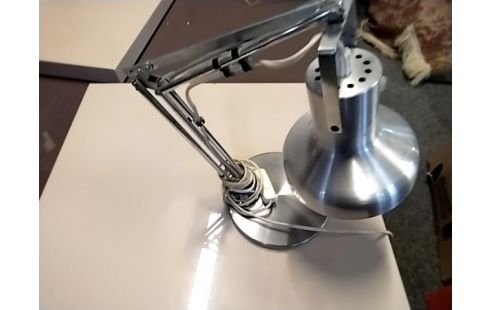 LAMPE DE BUREAU GRISE