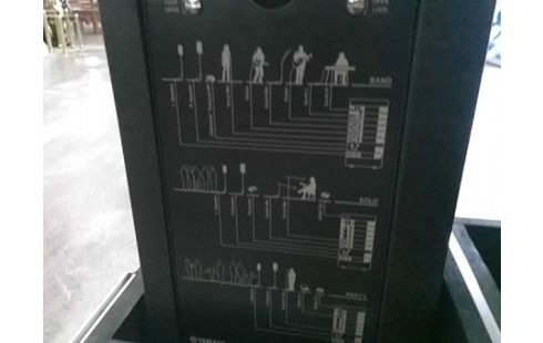 ENCEINTES YAMAHA LA PAIRE + CAISSE RANGEMENT SANS CÂBLE D'ALIMENTATION