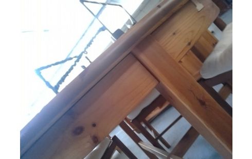 TABLE RONDE PIN IKEA VINTAGE