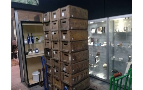 CAISSE BOIS ANCIENNE BRASSERIE