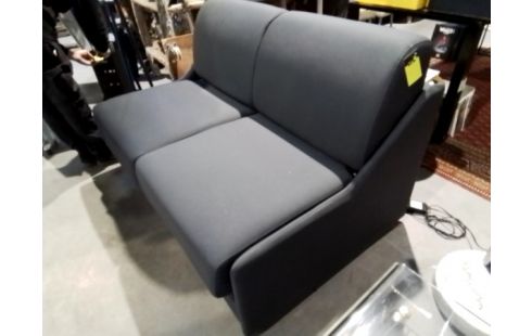 CANAPE CONVERTIBLE BULTEX TISSUS BLEU MARINE