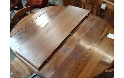 TABLE OVALE À RABAT 2 ALLONGES