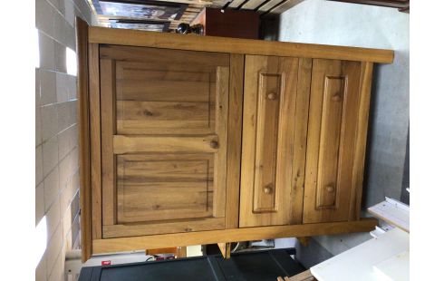 MEUBLE BAR CHENE MASSIF