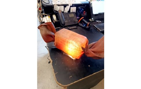 LAMPE VINTAGE BONBON FIBRE DE VERRE