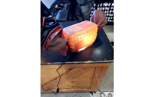 LAMPE VINTAGE BONBON FIBRE DE VERRE